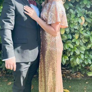 Rose Gold Sequin Dress